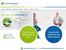 Tablet Screenshot of meine-energie-eg.de